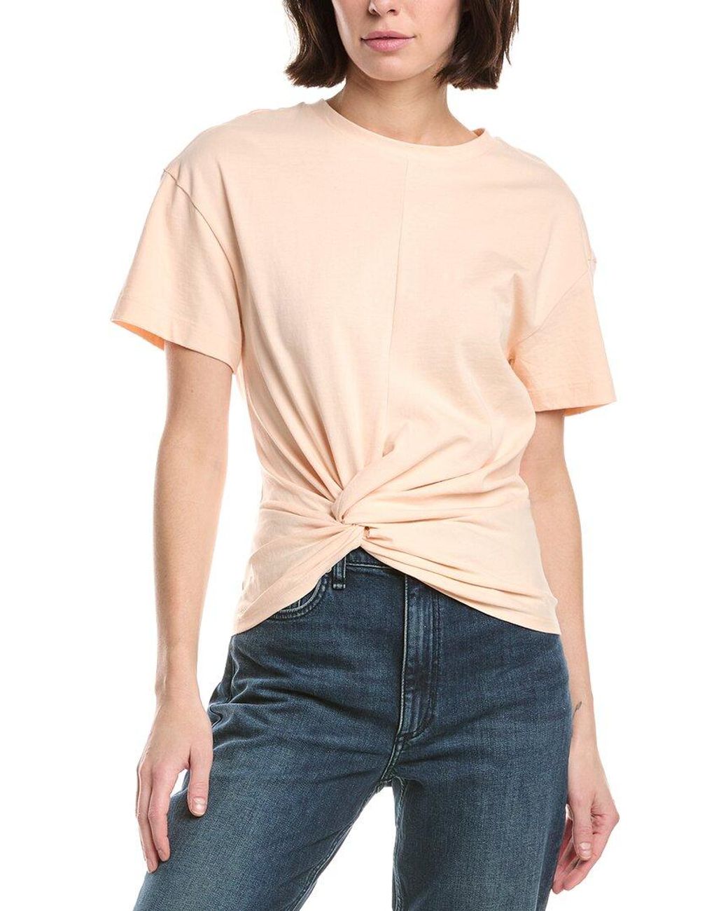 Rag & Bone Blue Mica Draped T-Shirt