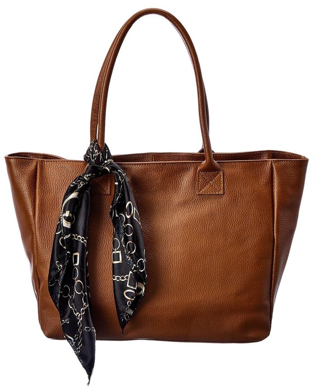 Italian Leather Brown Giorgio Costa Leather Top Handle