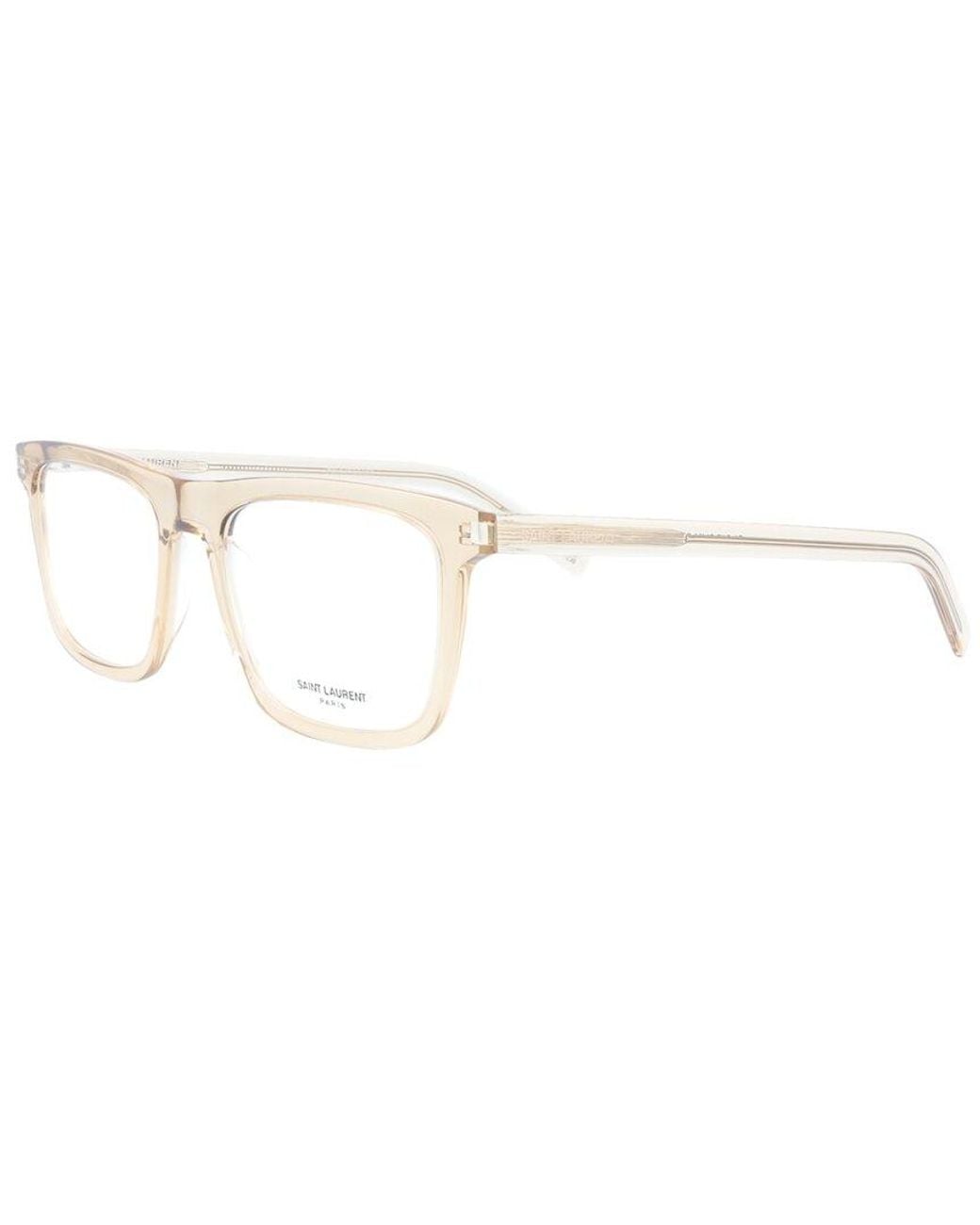 Saint Laurent White Sl547Slimo 54Mm Optical Frames