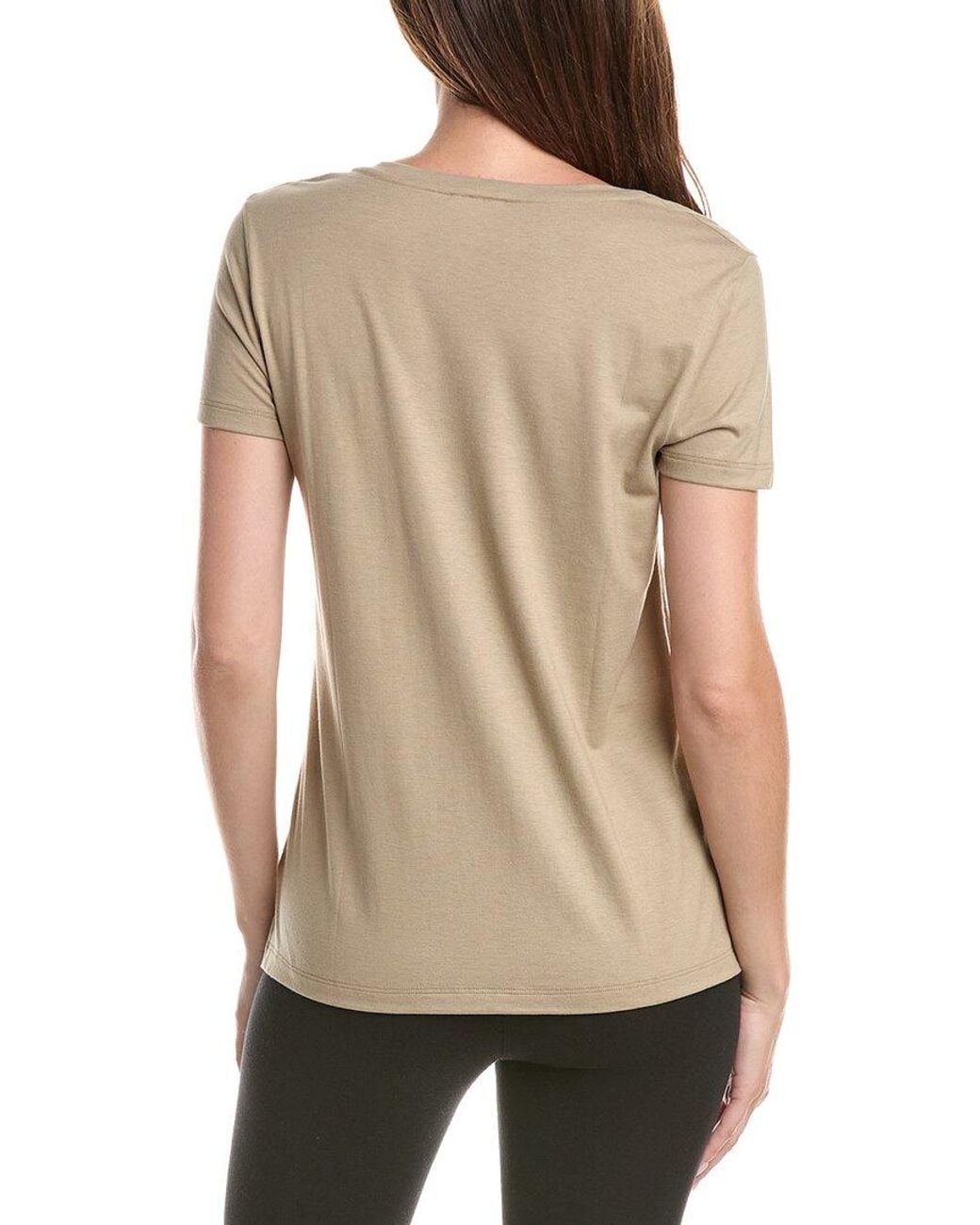 Hanro Natural Sleep & Lounge Relaxed V-Neck T-Shirt