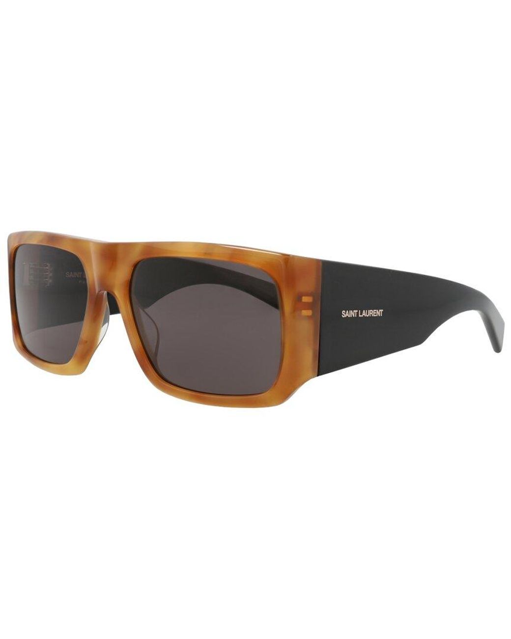 Saint Laurent Brown Sl635Aceta 58Mm Sunglasses