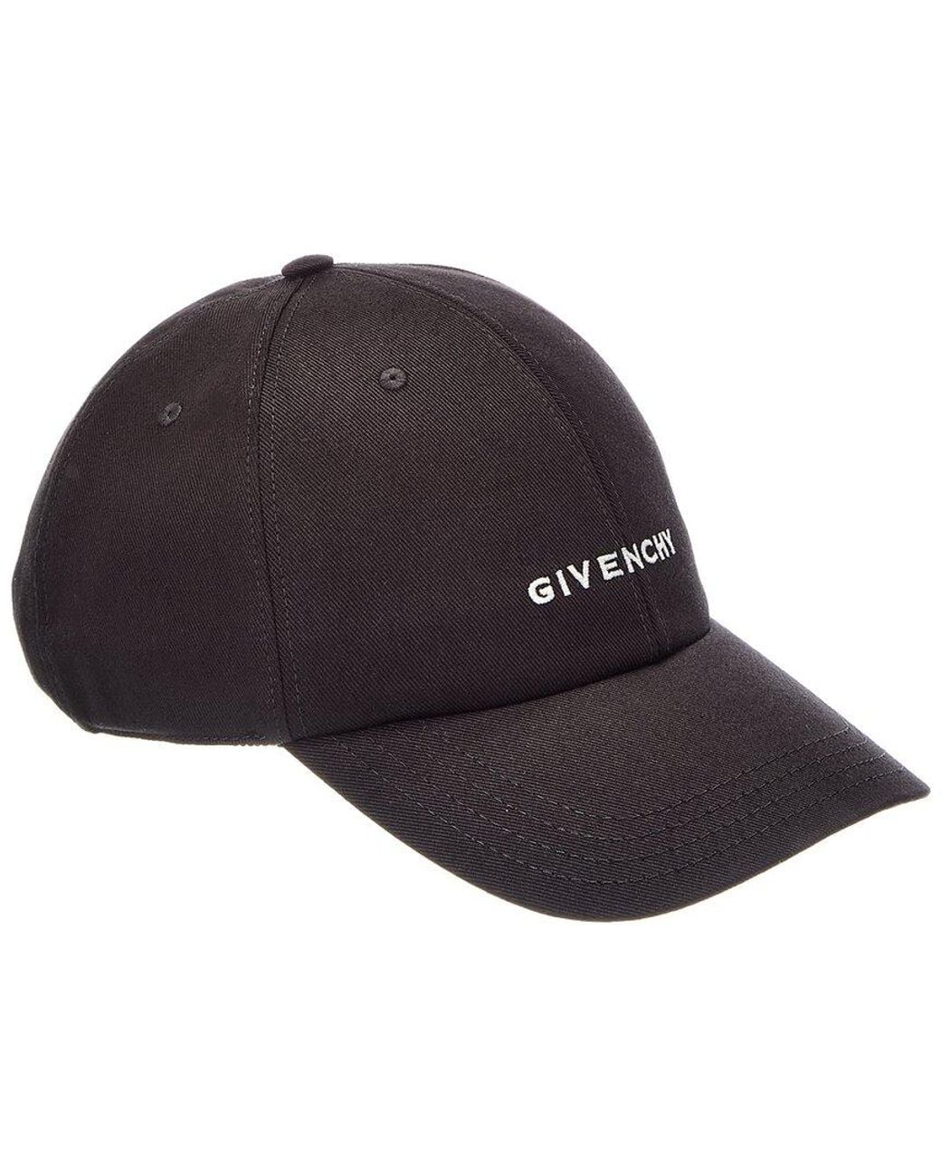 Givenchy Black Curved Cap for men