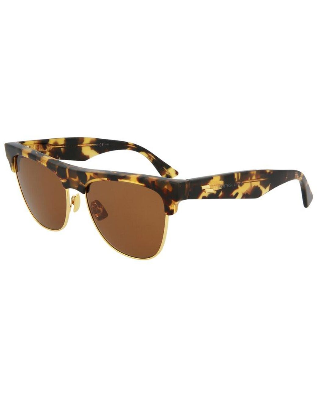 Bottega Veneta Brown Unisex Bv1003s 55mm Sunglasses