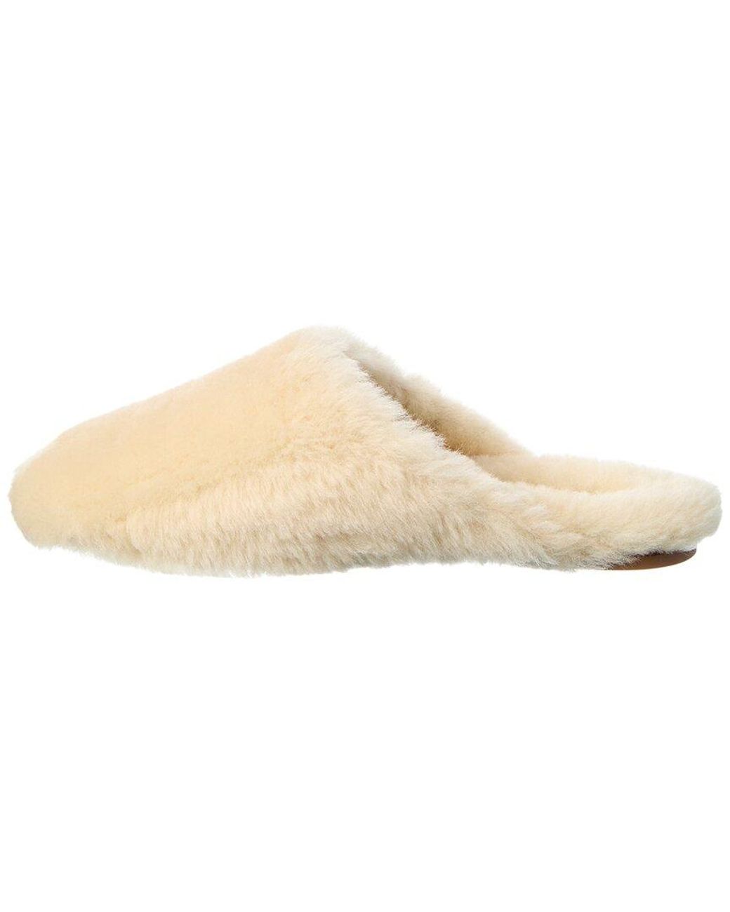 Aeyde Natural Rega Shearling Mule