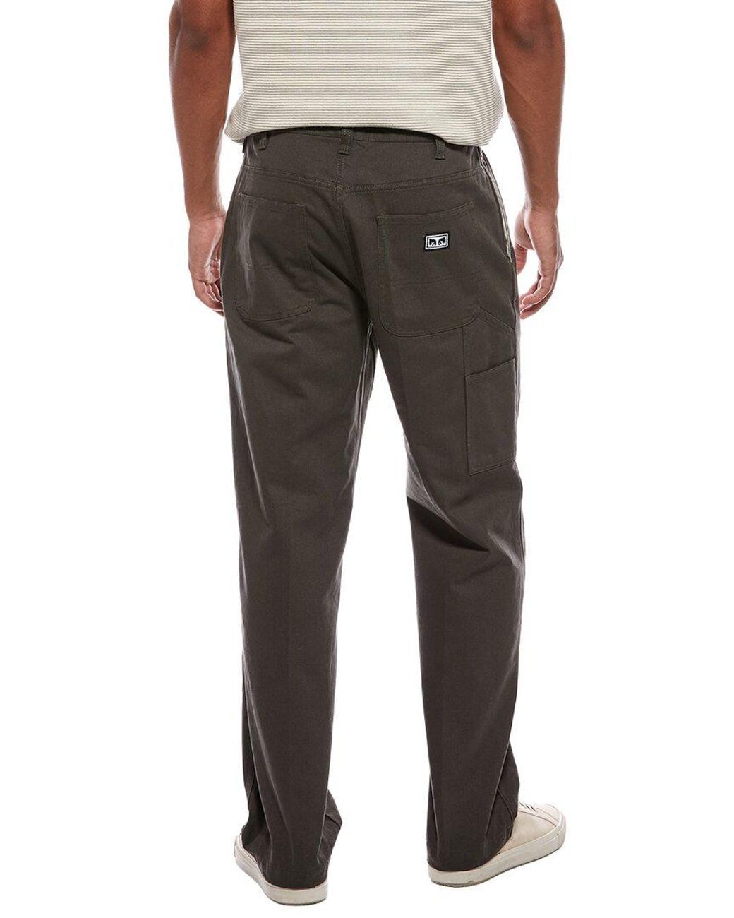 Obey Black Carpenter Trouser for men