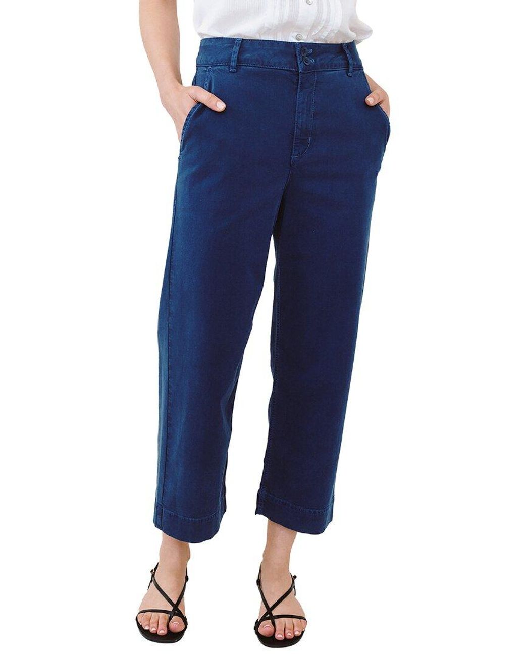 Bella Dahl Blue Saige Wide Leg Crop Pant