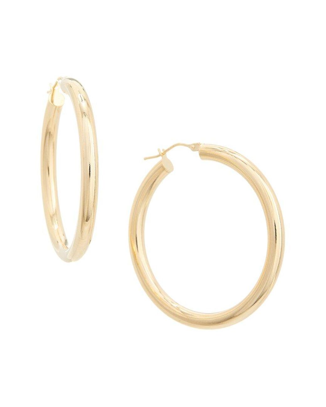 Italian Gold Metallic 14K Earrings
