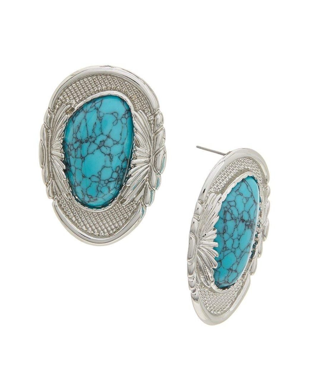 petit moments Blue Stud Earrings
