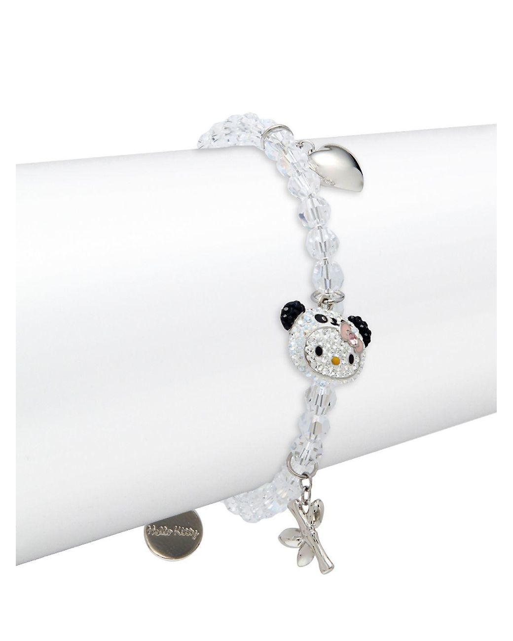 Swarovski Hello Kitty Crystal Bracelet in Metallic Lyst