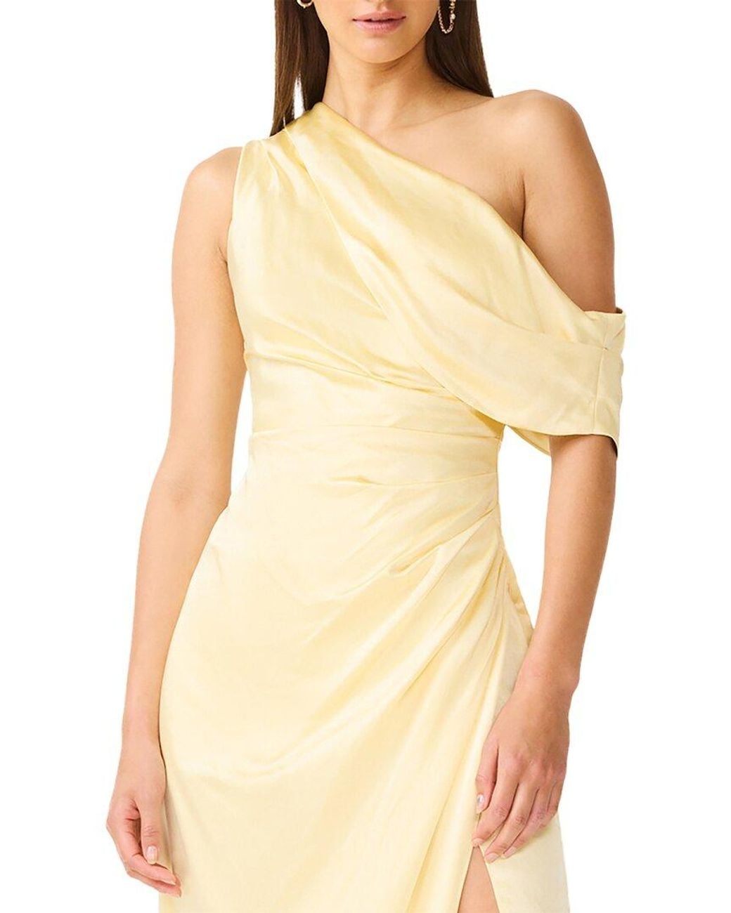 Elliatt Metallic Isadora One Shoulder Gown