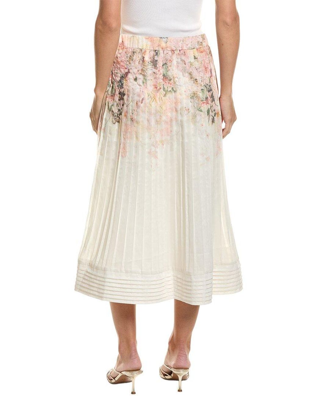 En Saison Natural Charlotte Midi Skirt