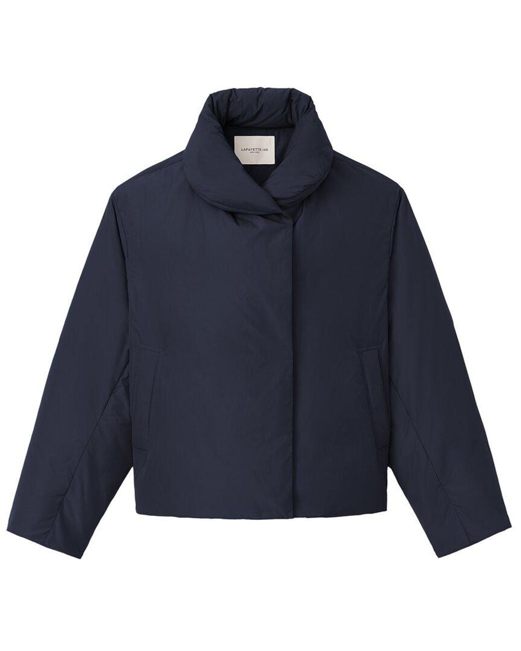 Lafayette 148 New York Blue Shawl Collar Down Coat
