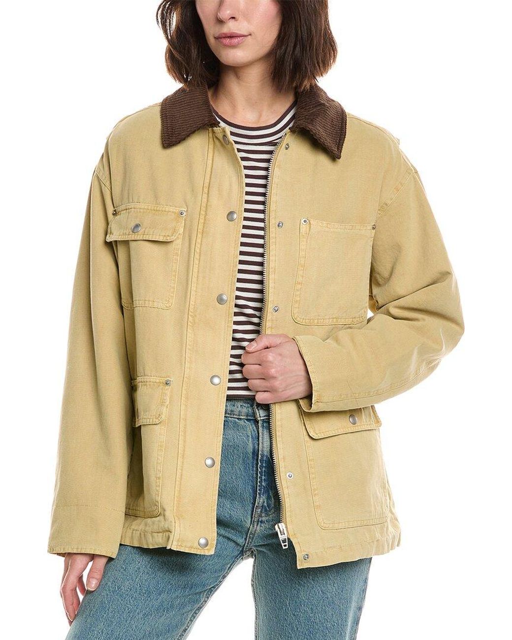 Blank NYC Natural Breaking Camp Jacket