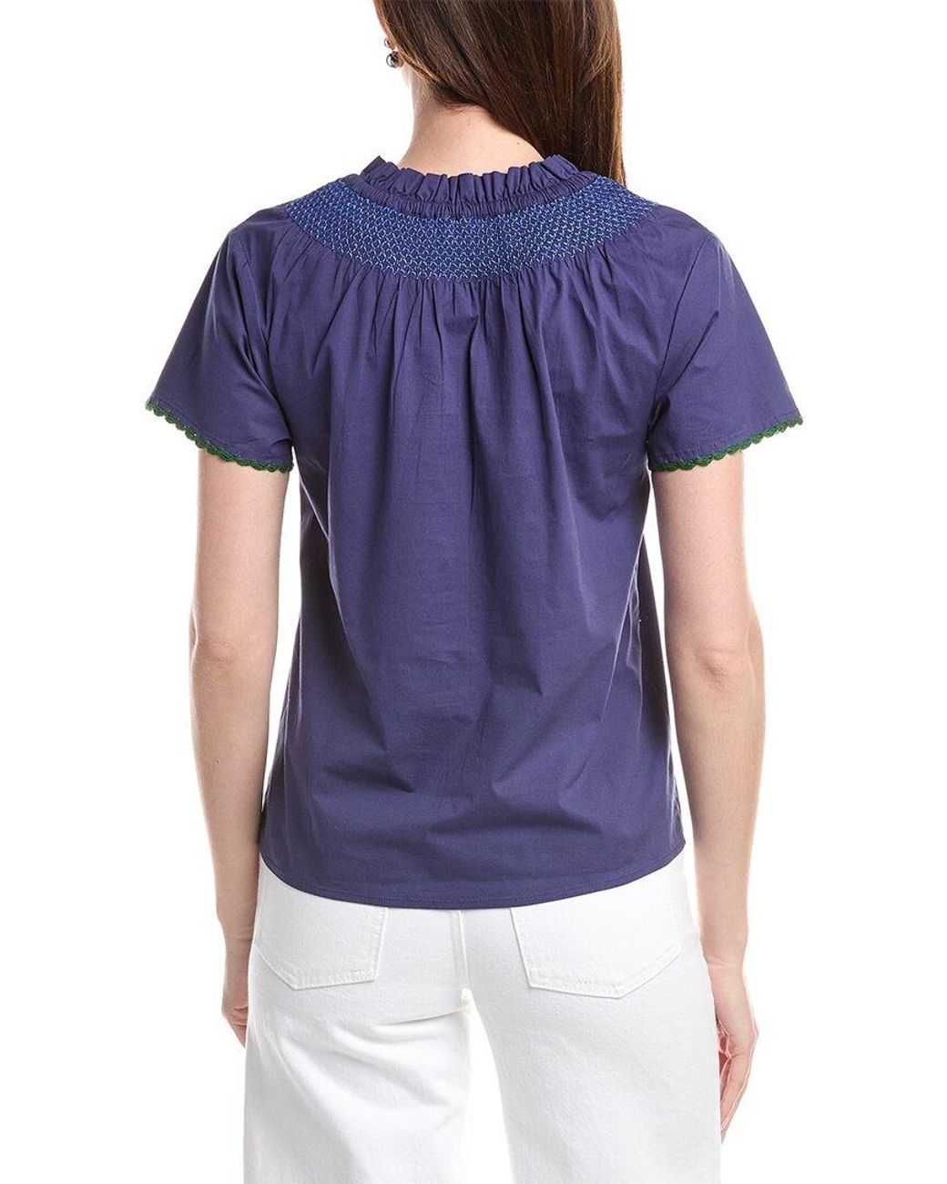 Jude Connally Blue Keaton Top
