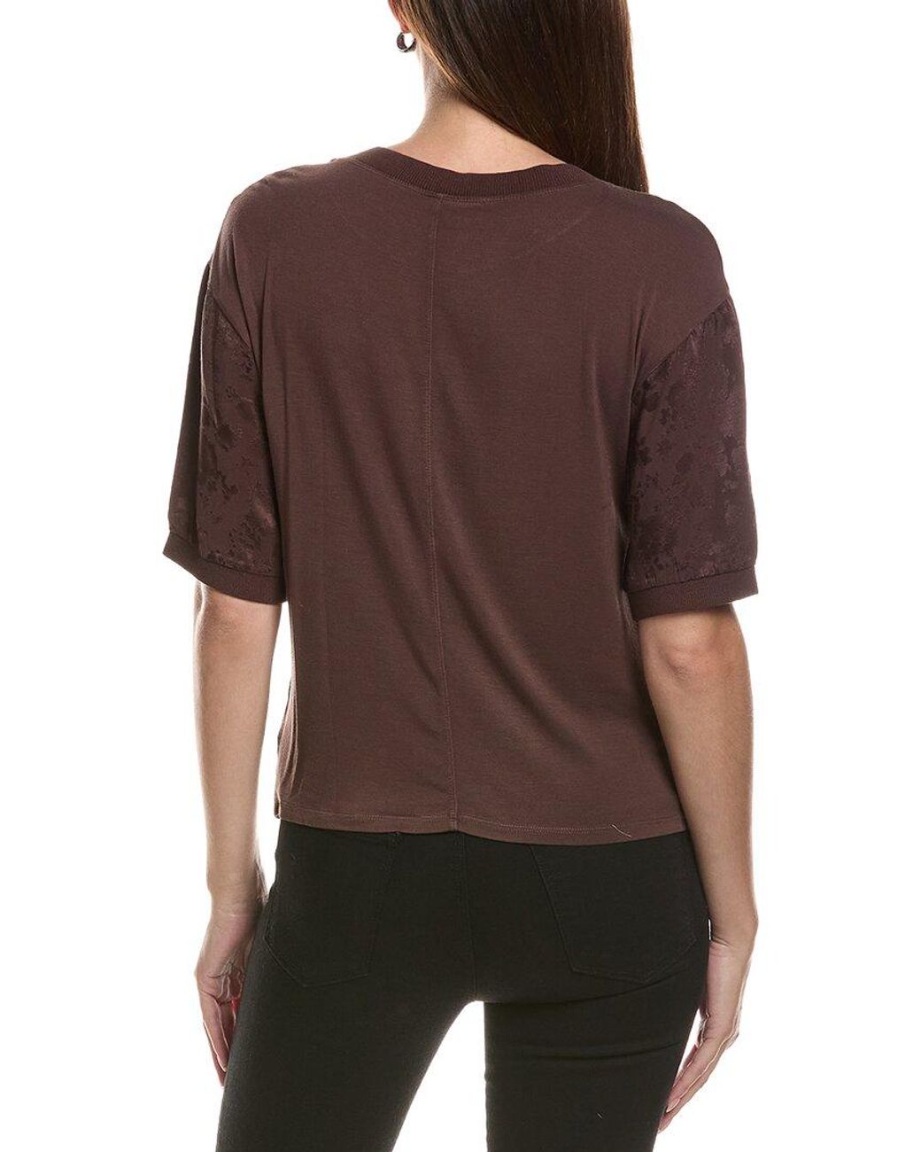 XCVI Brown Chelan Top