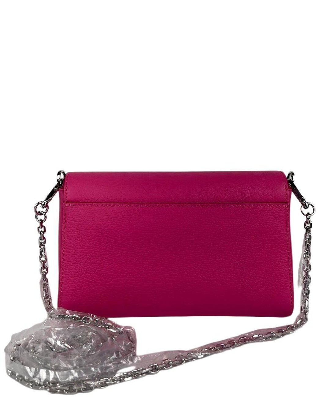 MCM Purple Millie Sugar Leather Crossbody