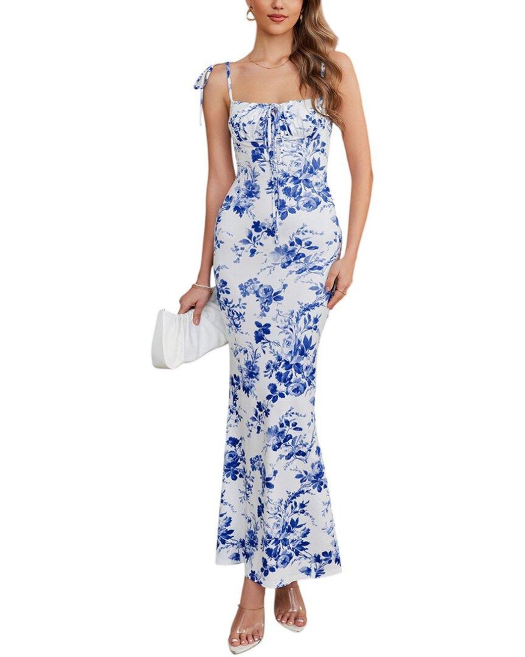 Amanda Royal Blue Maxi Dress