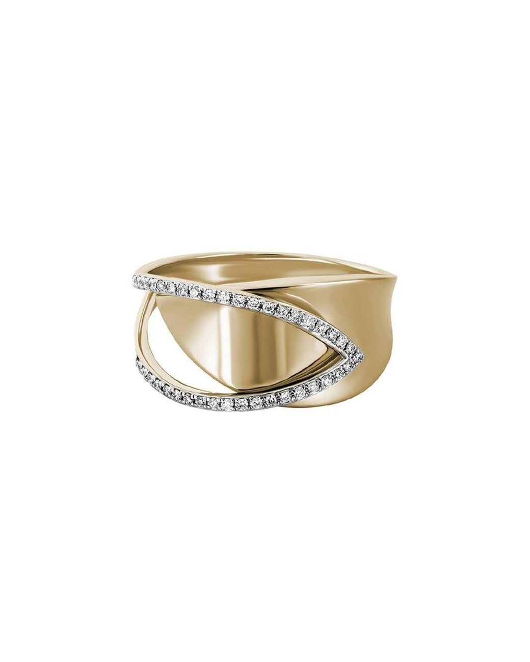 Diamond Select Cuts White 14k Diamond Half-eternity Ring .11 Ct.