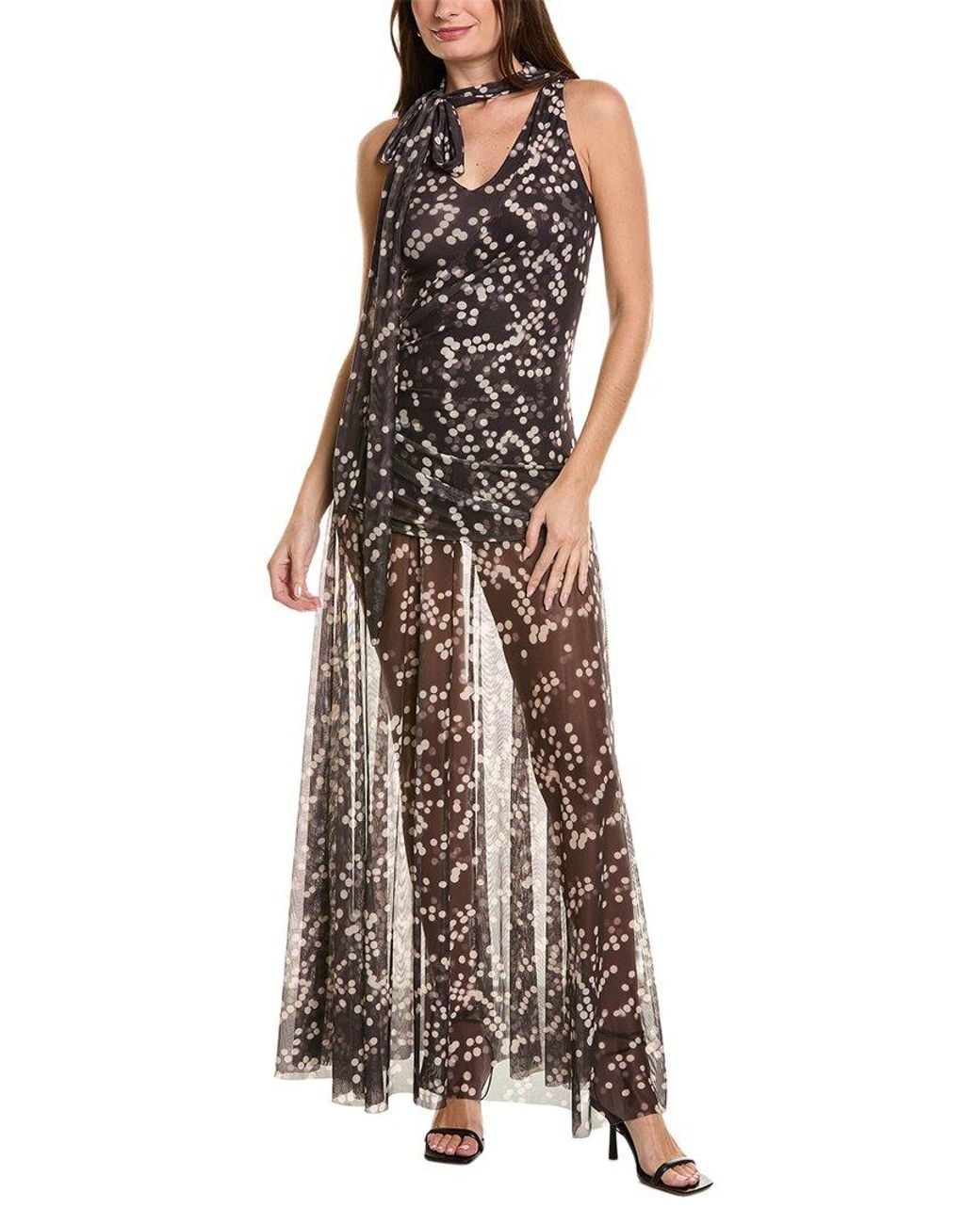 IPPONELLI Brown Maxi Dress