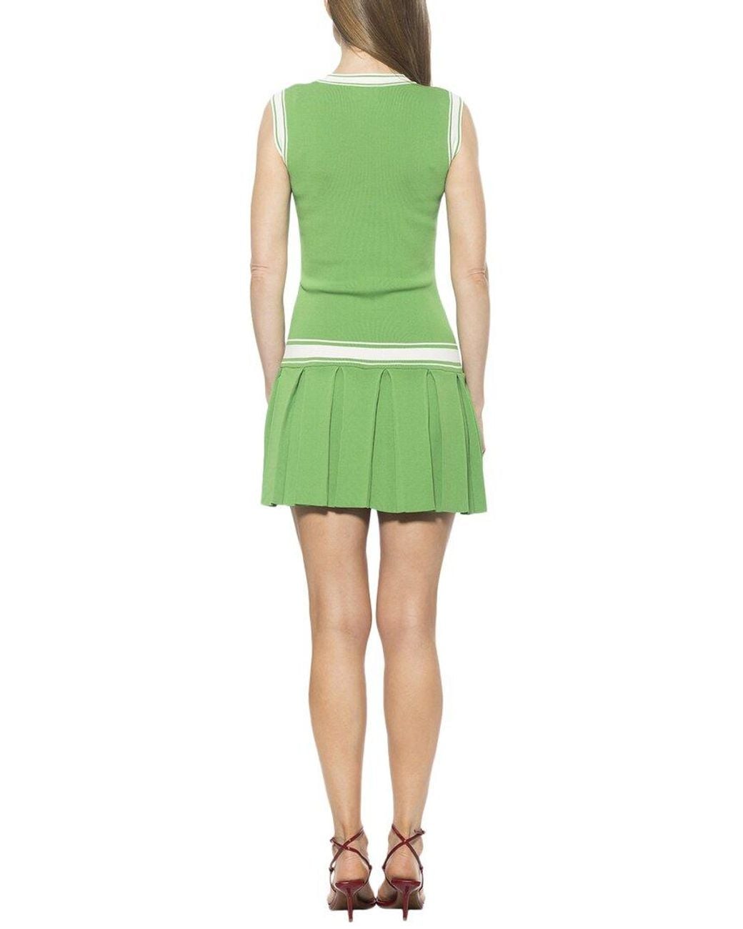 Alexia Admor Green Venus A-Line Dress