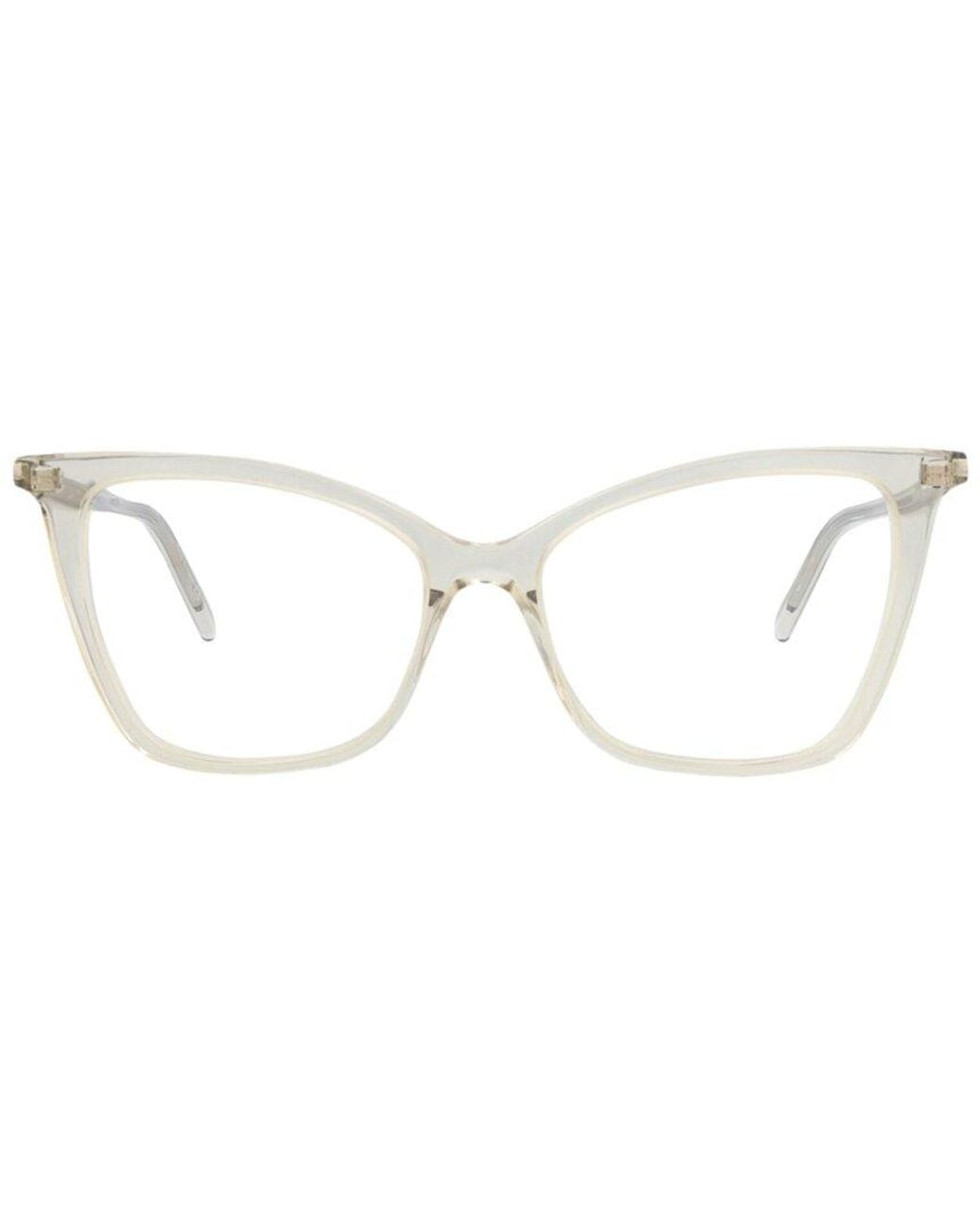 Saint Laurent White Sl386 53Mm Optical Frames