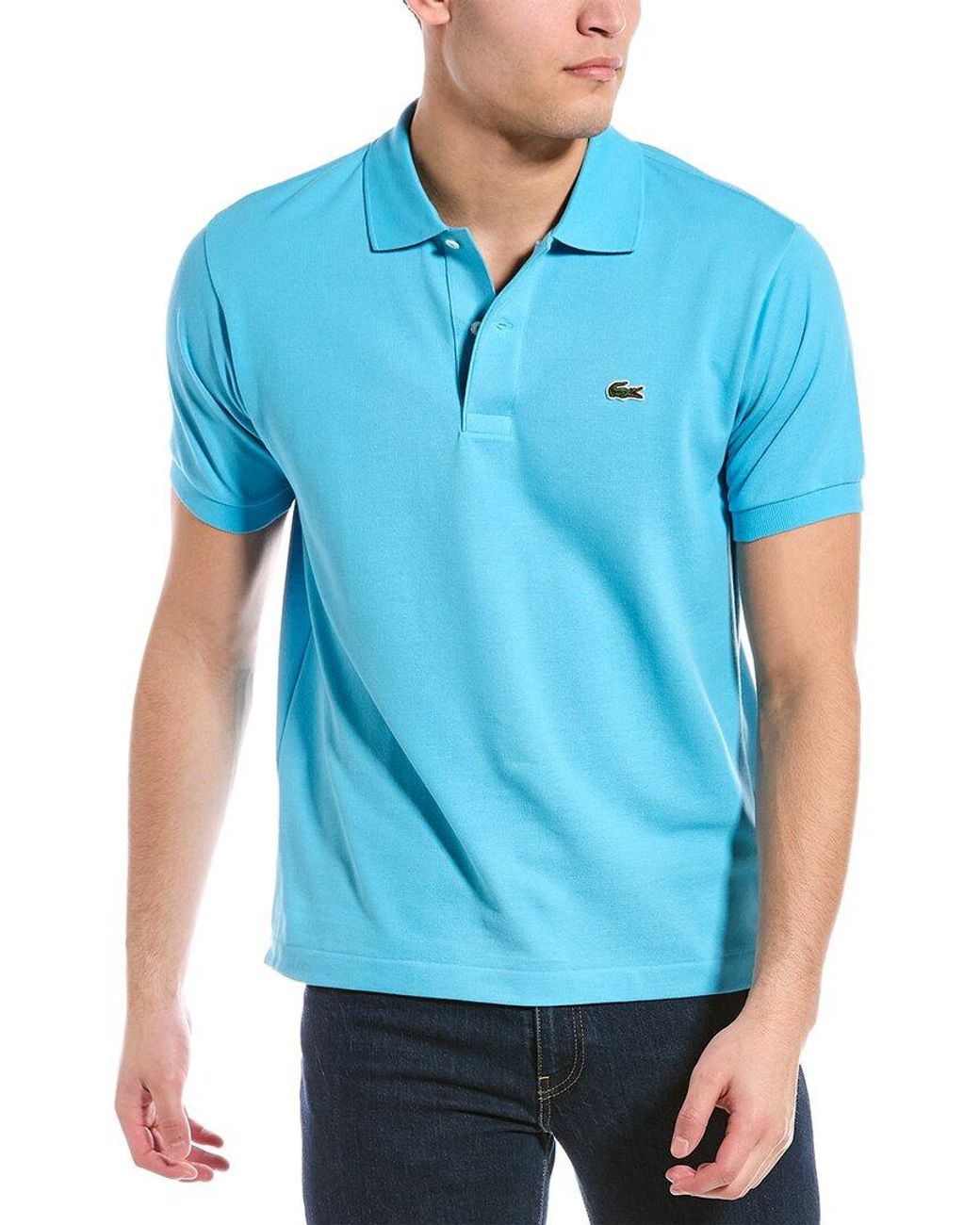 Lacoste Classic Fit Pique Shirt Blue for Men |
