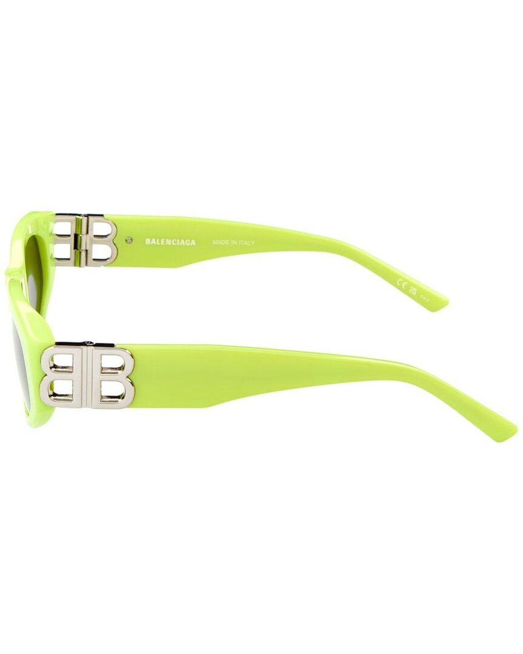 Balenciaga Yellow Bb0095s 53mm Sunglasses