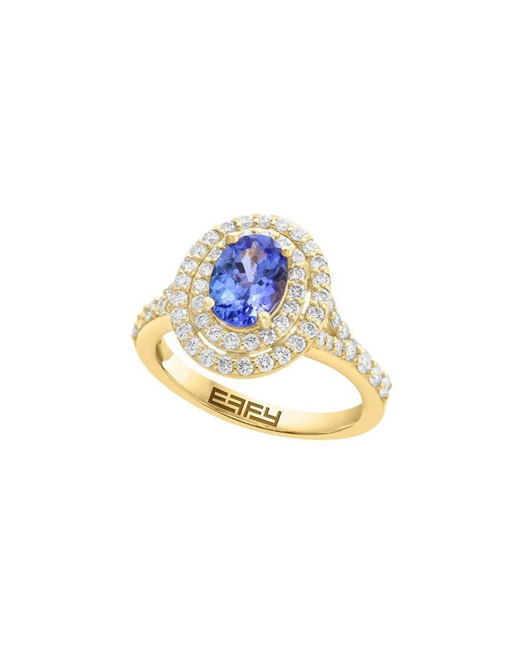 Effy Fine Jewelry Blue 14K 1.94 Ct. Tw. Diamond & Tanzanite Ring