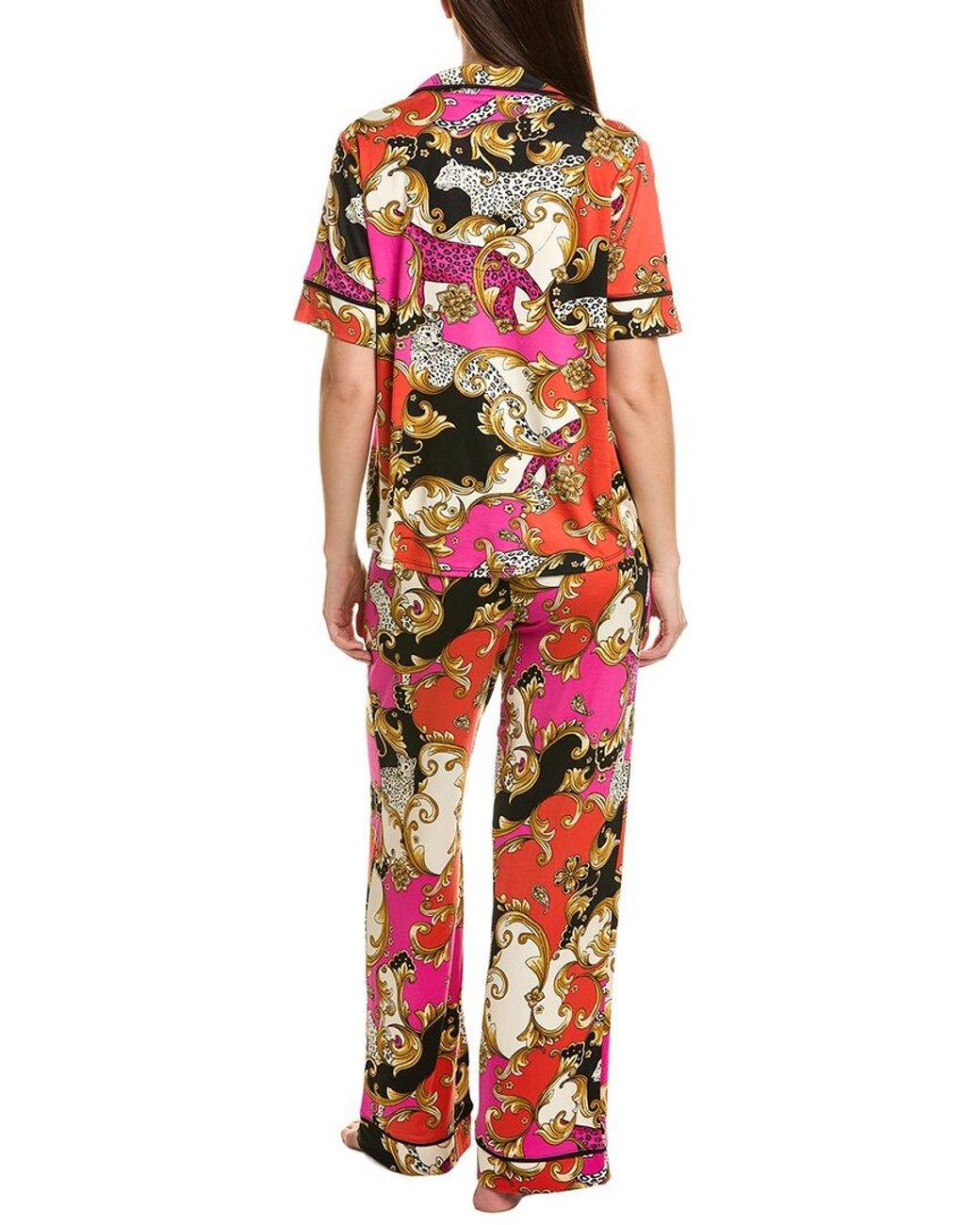 Room Service Pjs Red 2Pc Sienna Long Pajama Set