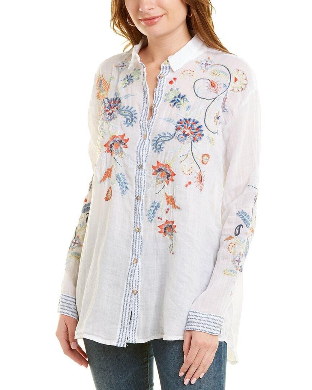 Kayra Oversized Linen Shirt Tunic 