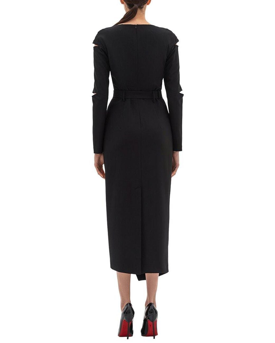 BGL Black Midi Dress