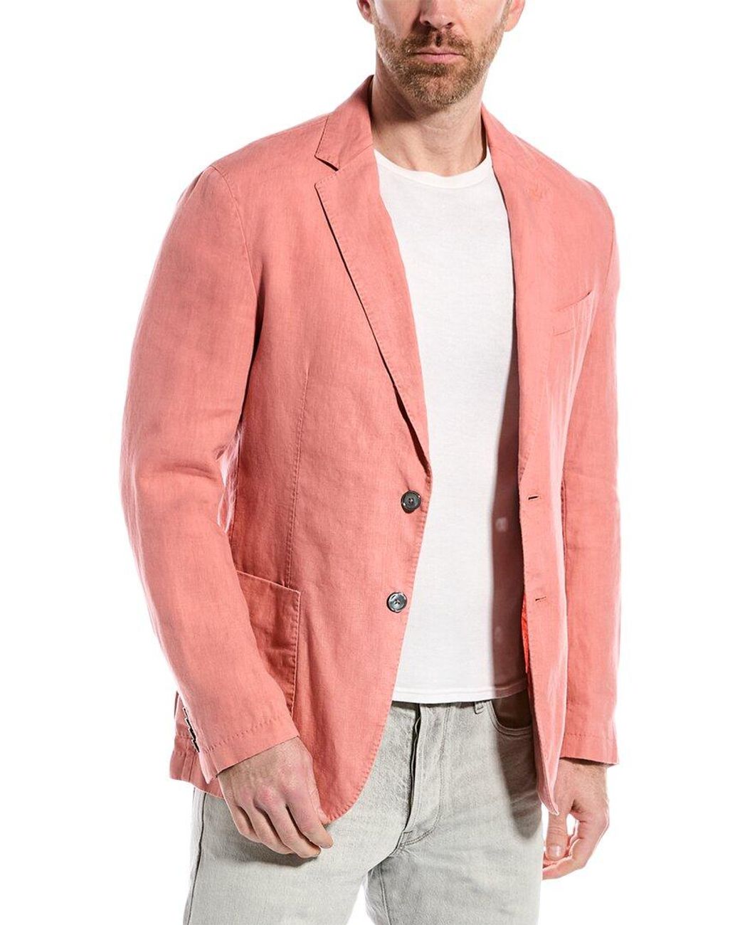 Hugo boss pink shop coat