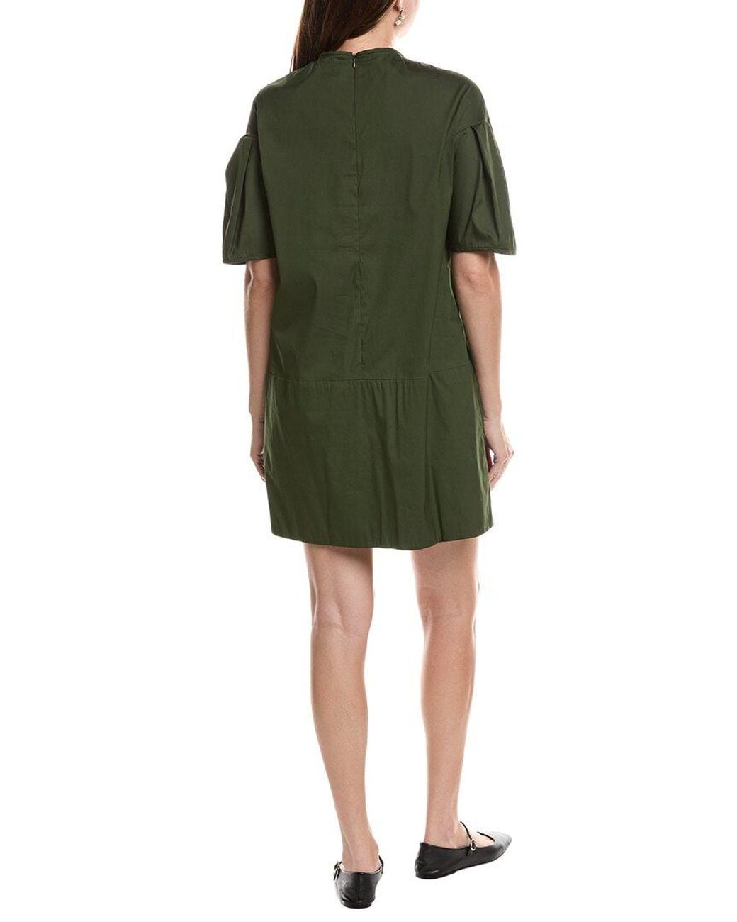 Max Mara Green Isotta Mini Dress