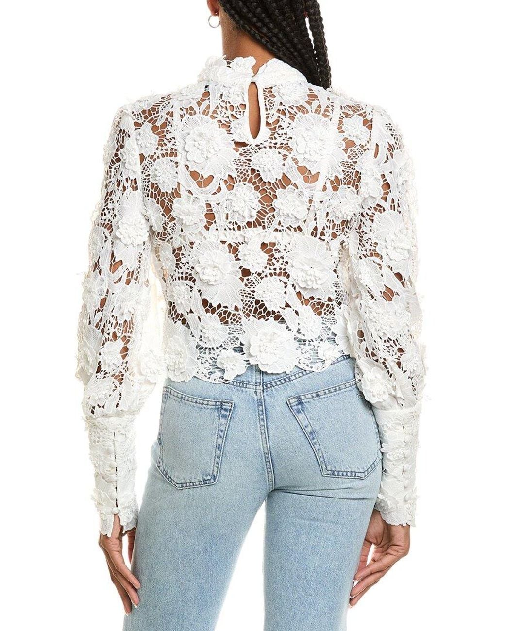 Bardot Blue Georgia Top