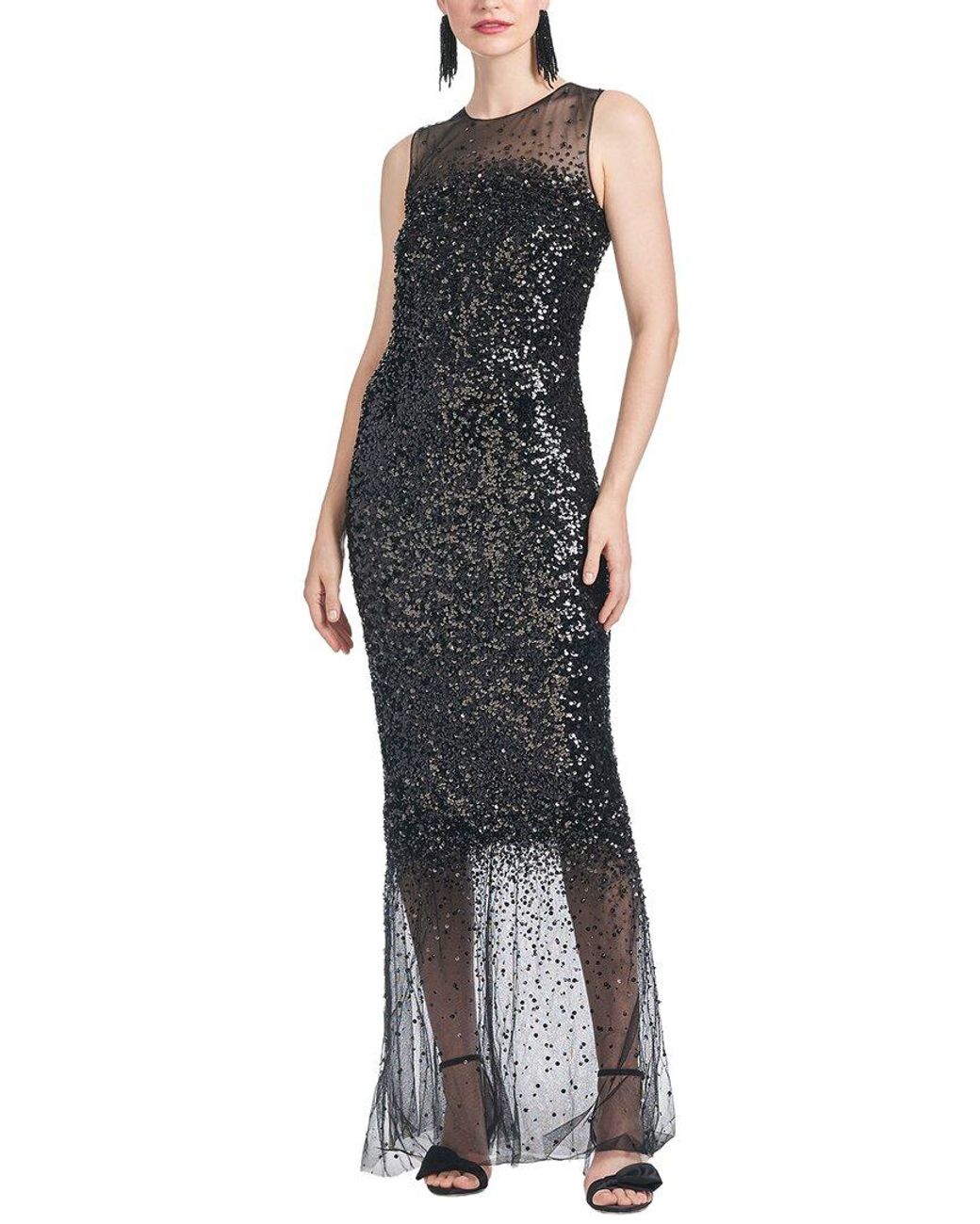 Sachin & Babi Black Candice Gown