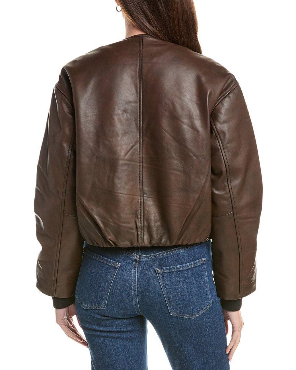 Walter Baker Brown Jonas Leather Jacket