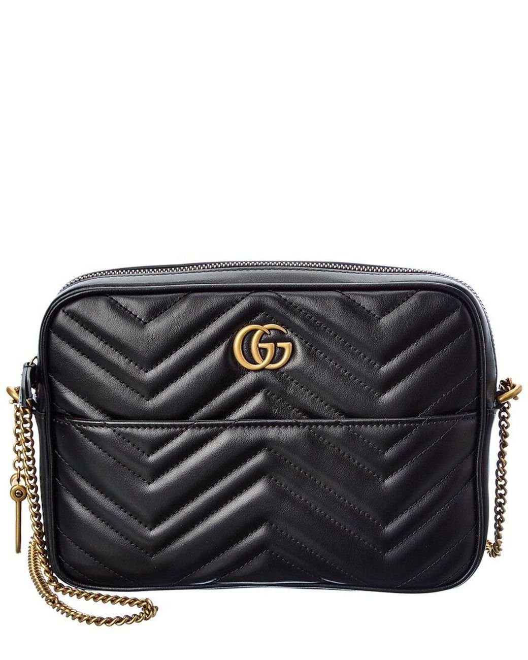 Gucci Double G Multiuse Mini Leather Shoulder Bag in Black Lyst