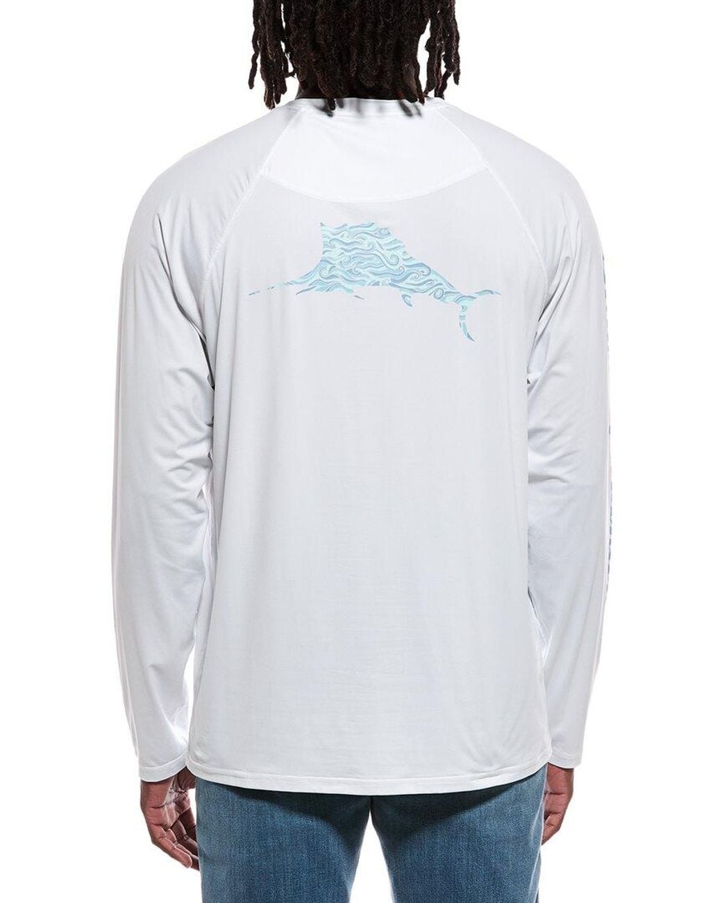 Tommy Bahama White Chill Time Surf Shirt for men