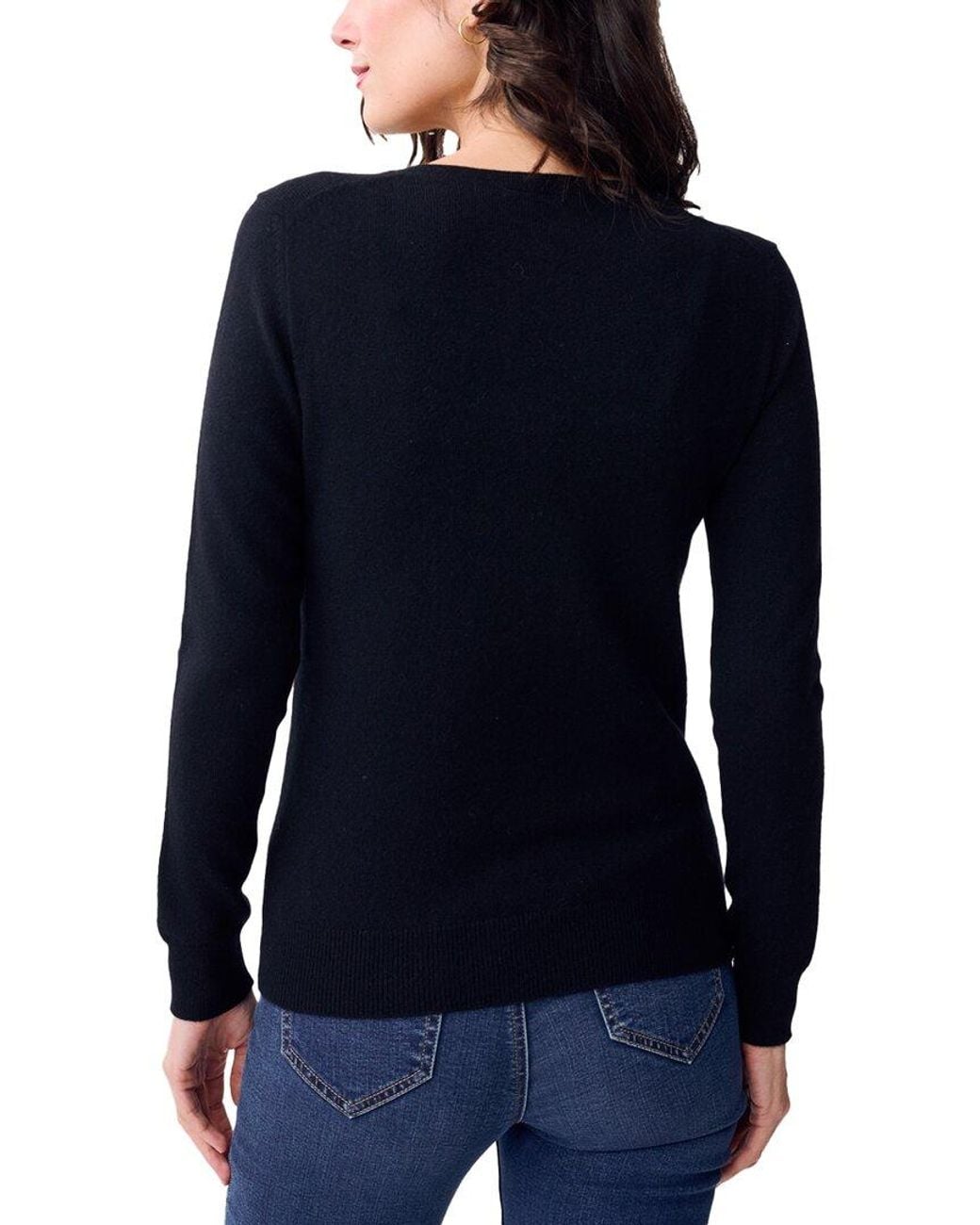 J.McLaughlin Blue Maye Cashmere Sweater