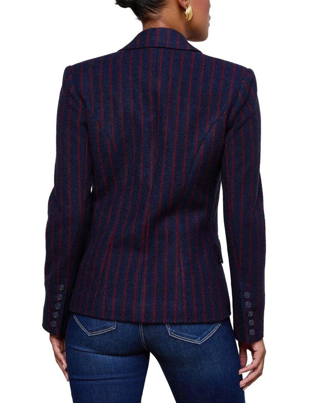 L'Agence Blue Kenzie Blazer