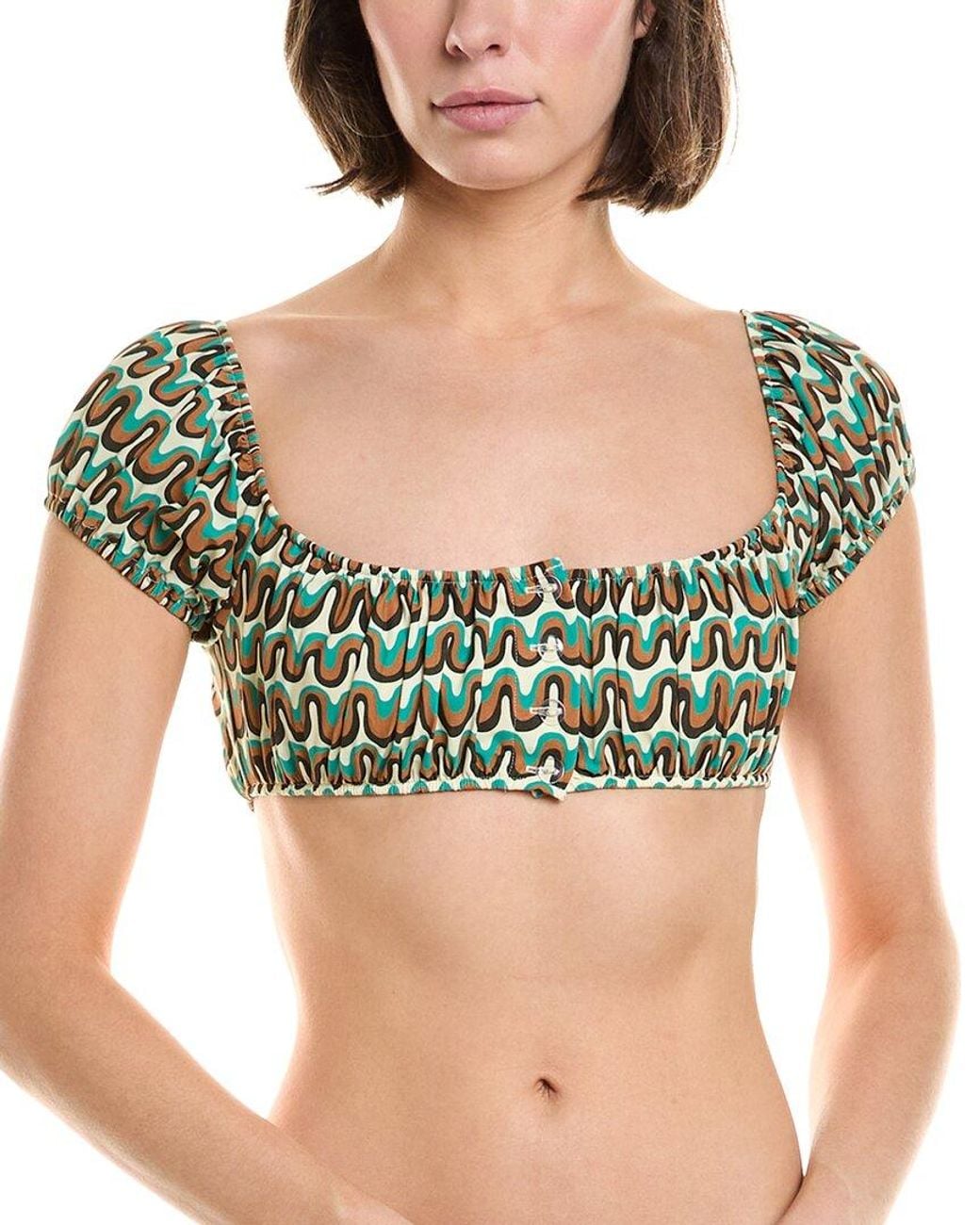 Montce Green Bandita Bikini Top