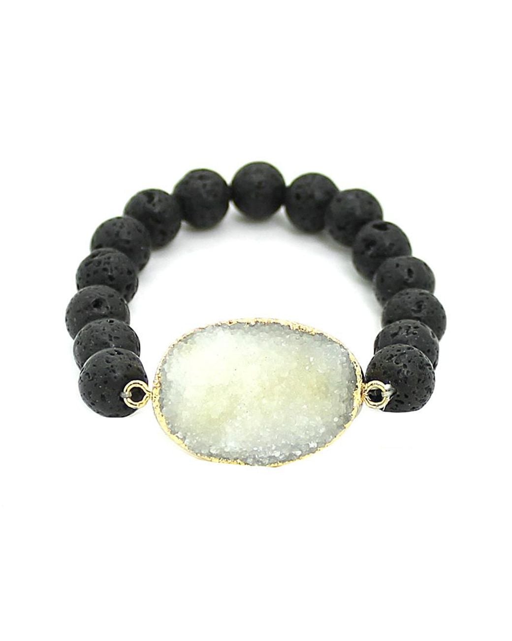 Eye Candy LA Black Lava My Wrist Bracelet