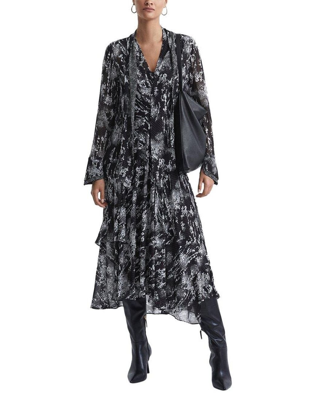 Reiss Callie Dress in Black Lyst