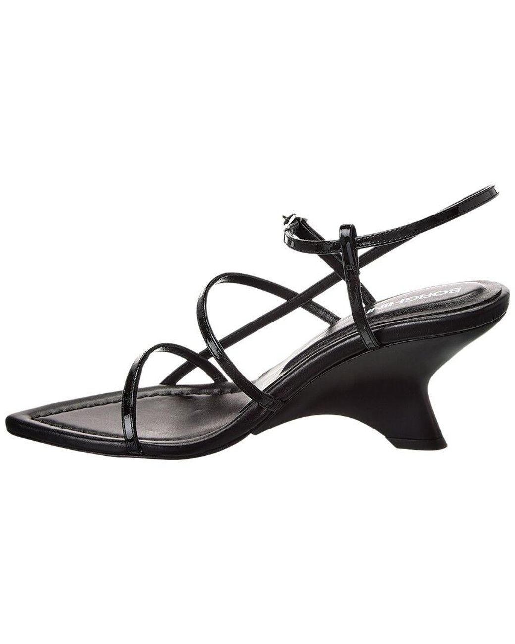 Gia Borghini Metallic Gia 26 Patent Slingback Sandal