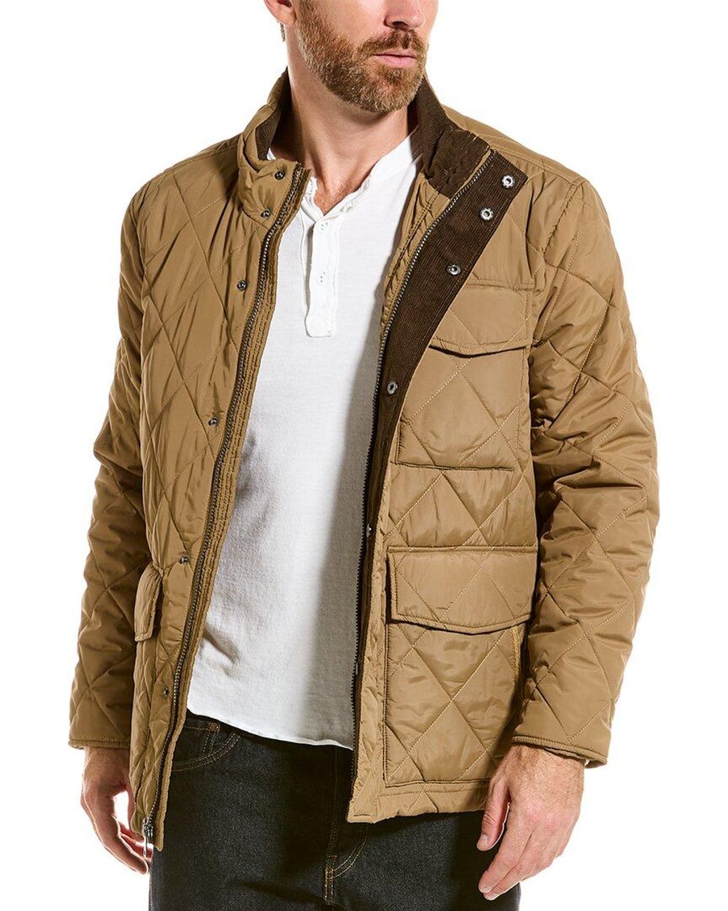 Cole Haan Quilted Field Jacket in Natural for Men | Lyst