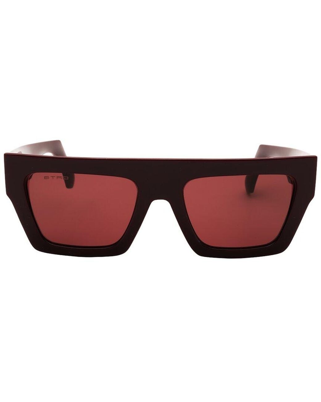 Etro Red 55Mm Sunglasses