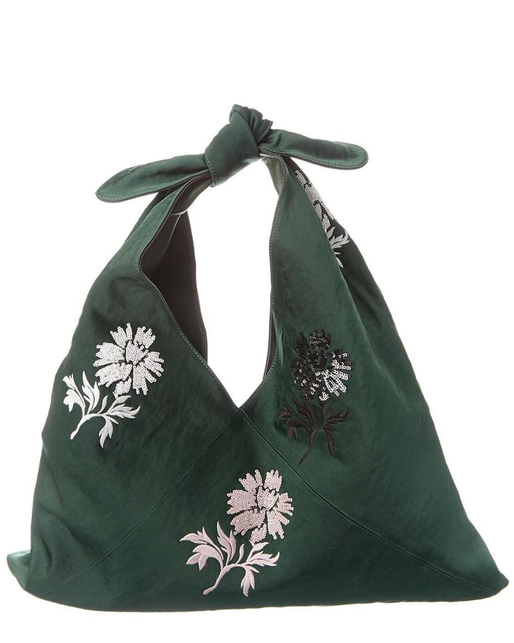 tory burch hunter green purse