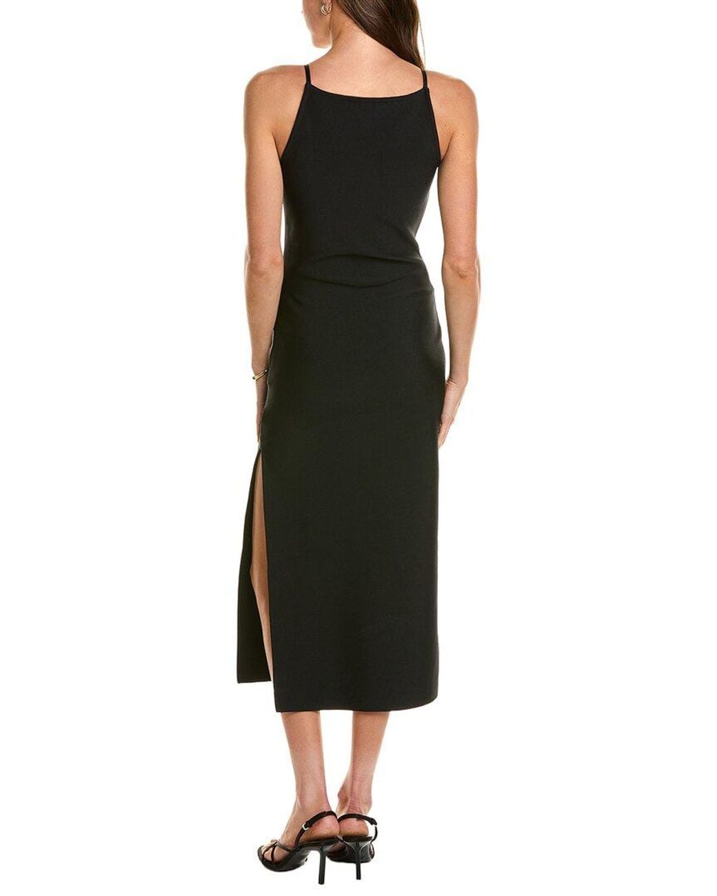 Elliatt Black Naomi High Neck Midi Dress