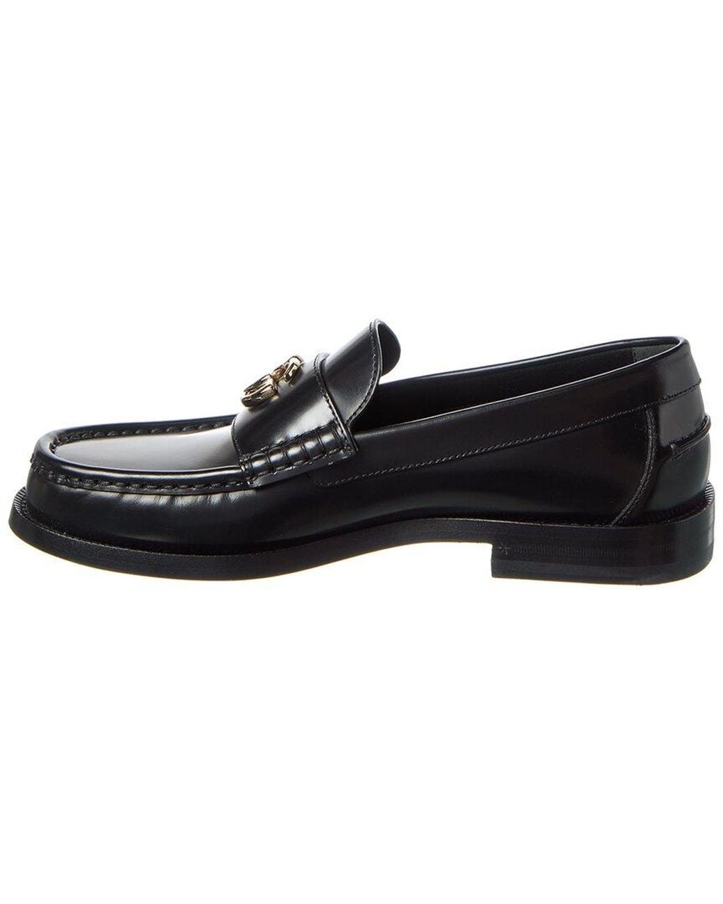 Gucci Black Double G Leather Loafer