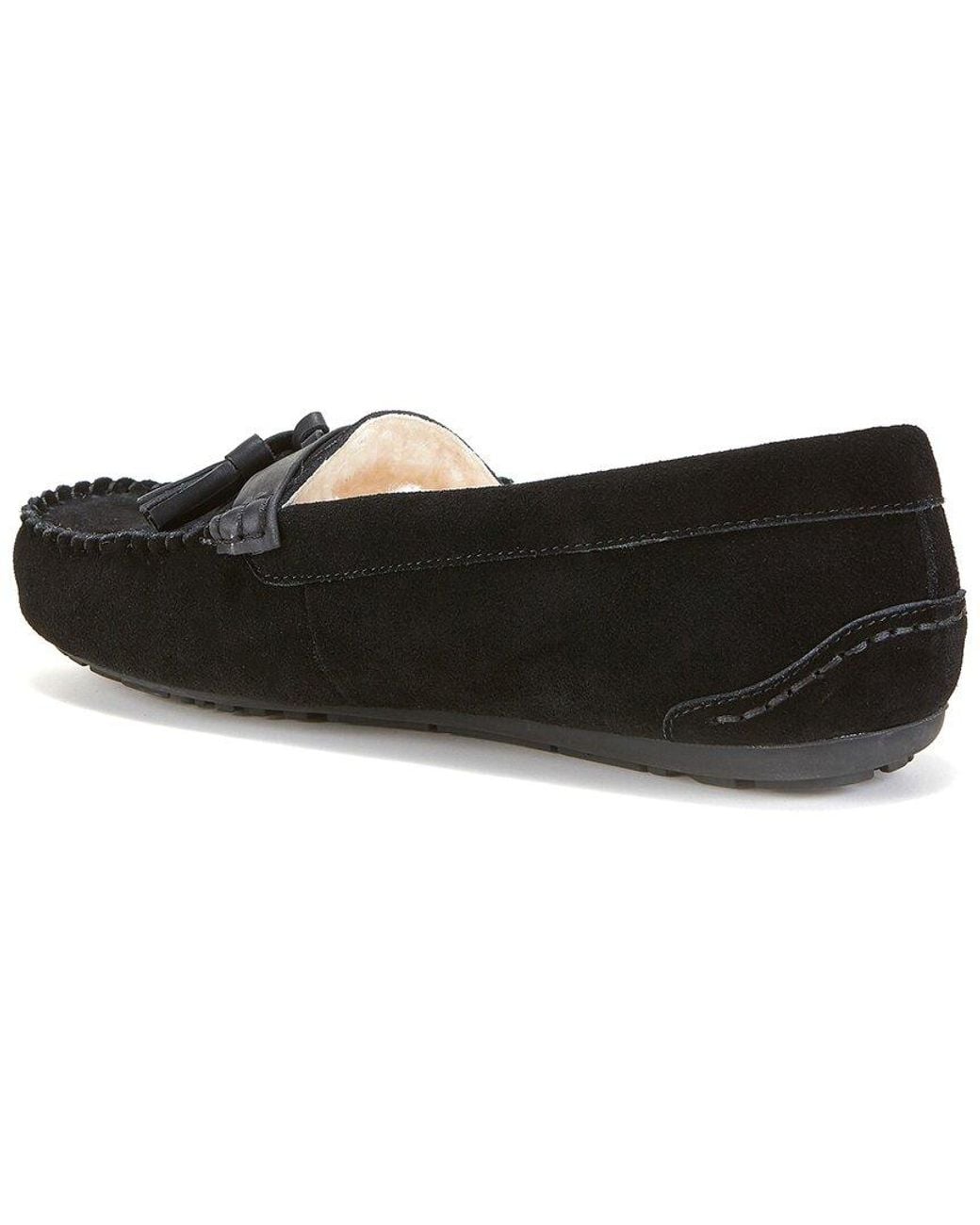 Australia Luxe Black Hamilton Leather Slipper for men